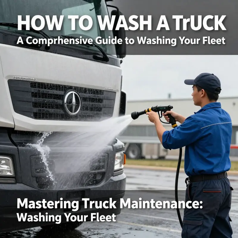 Essential tools and equipment for effective truck cleaning.