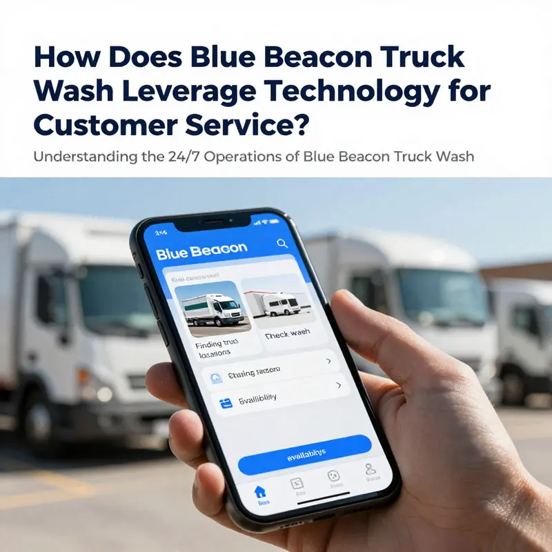 Blue Beacon’s facility operating efficiently at night.