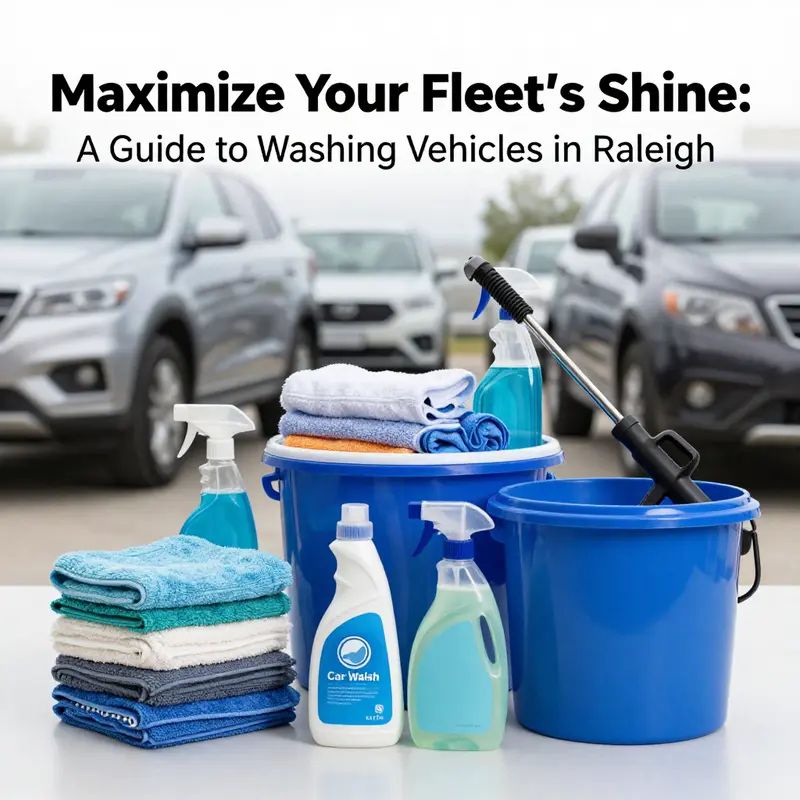 Optimal weather conditions in Raleigh set the stage for a successful vehicle wash.