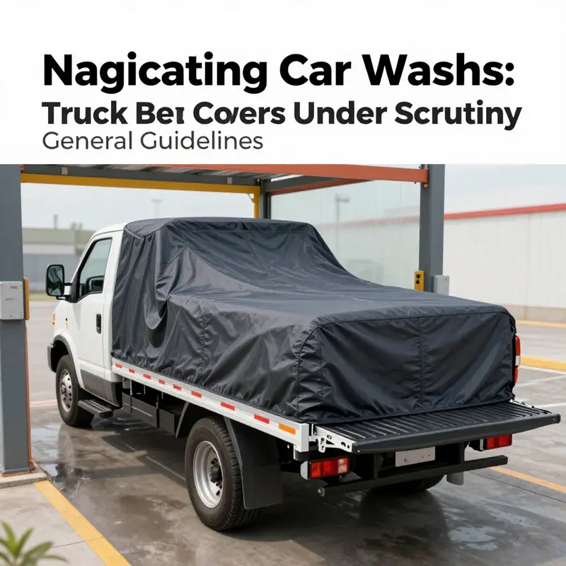 Different types of truck bed covers and their suitability for car washes.
