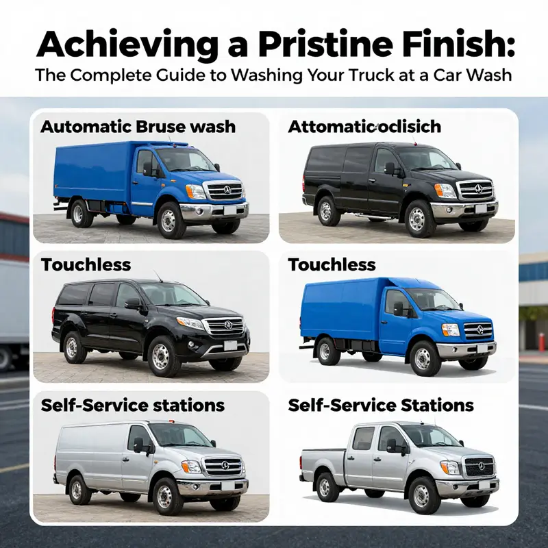 Selecting an appropriate car wash facility for your truck is crucial for effective cleaning.