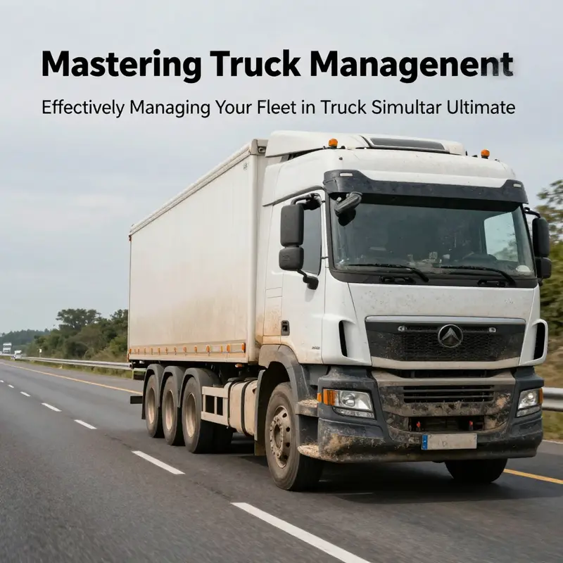 A truck on the highway depicting the need for maintenance and care.