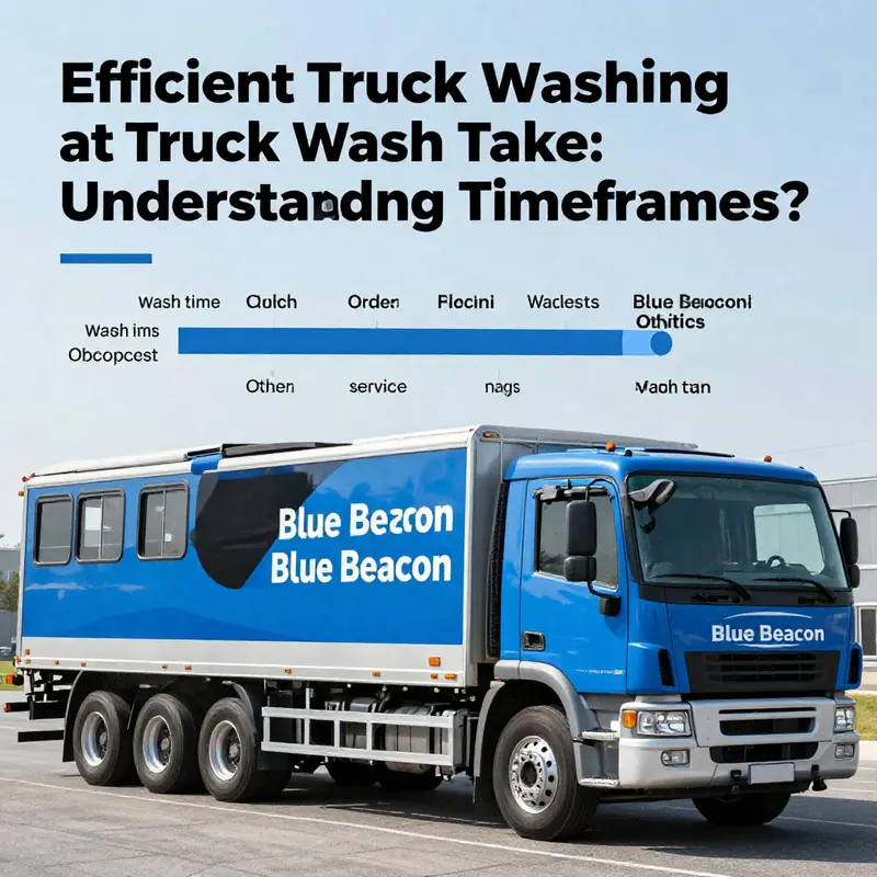 Understanding the various time factors impacting truck washes at Blue Beacon.