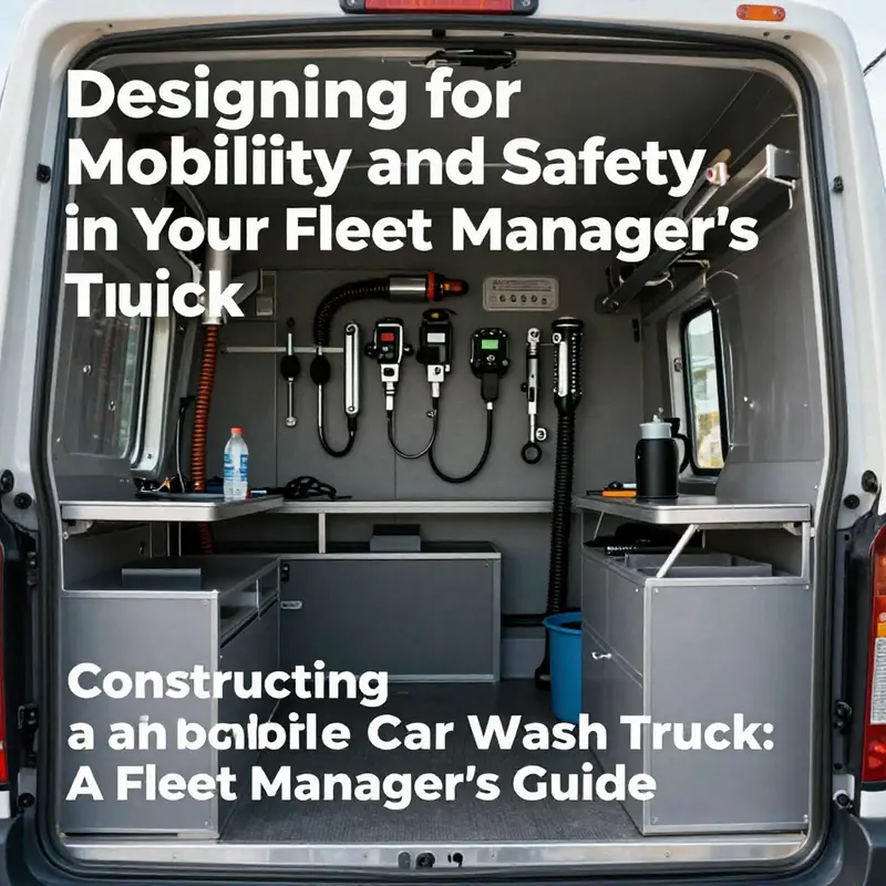 Selecting a reliable vehicle base is crucial for an effective mobile car wash operation.