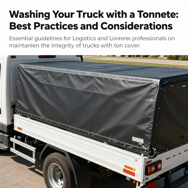 A truck in pristine condition with a tonneau cover, exemplifying the result of proper washing techniques.
