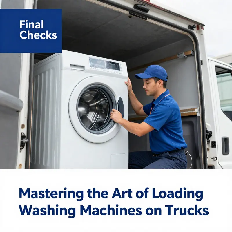 Ensuring the washing machine is prepared before loading by securing the drum and protecting the exterior.
