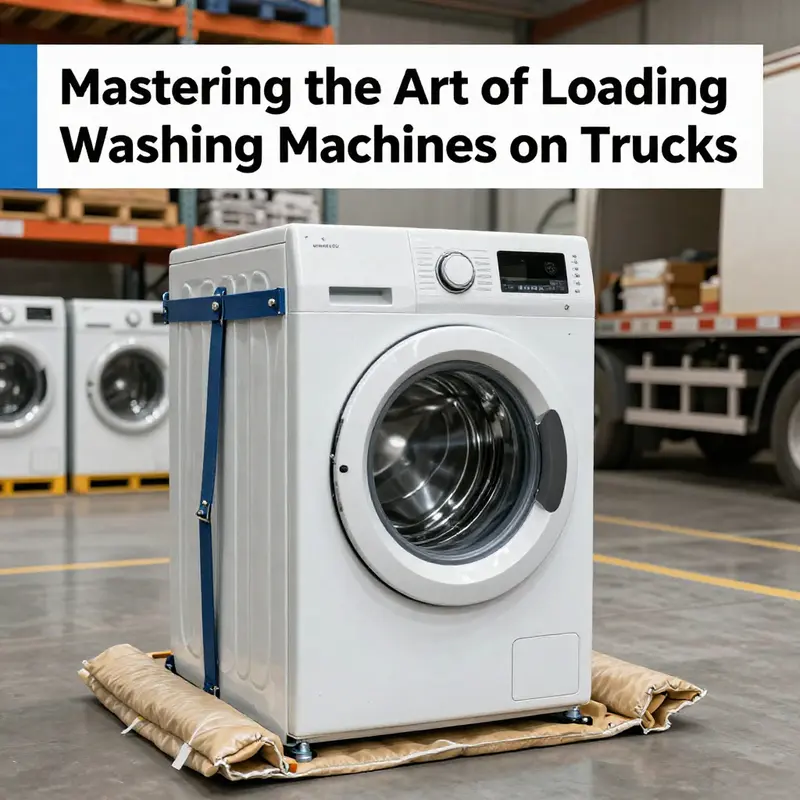 Ensuring the washing machine is prepared before loading by securing the drum and protecting the exterior.