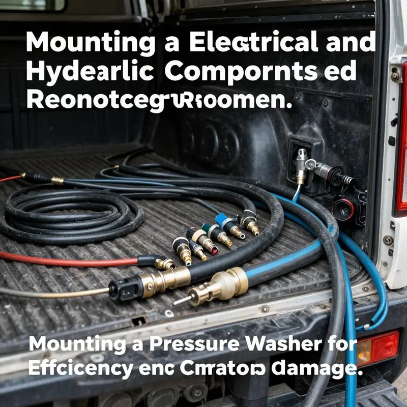 Essential components of a suitable mounting system for pressure washers.