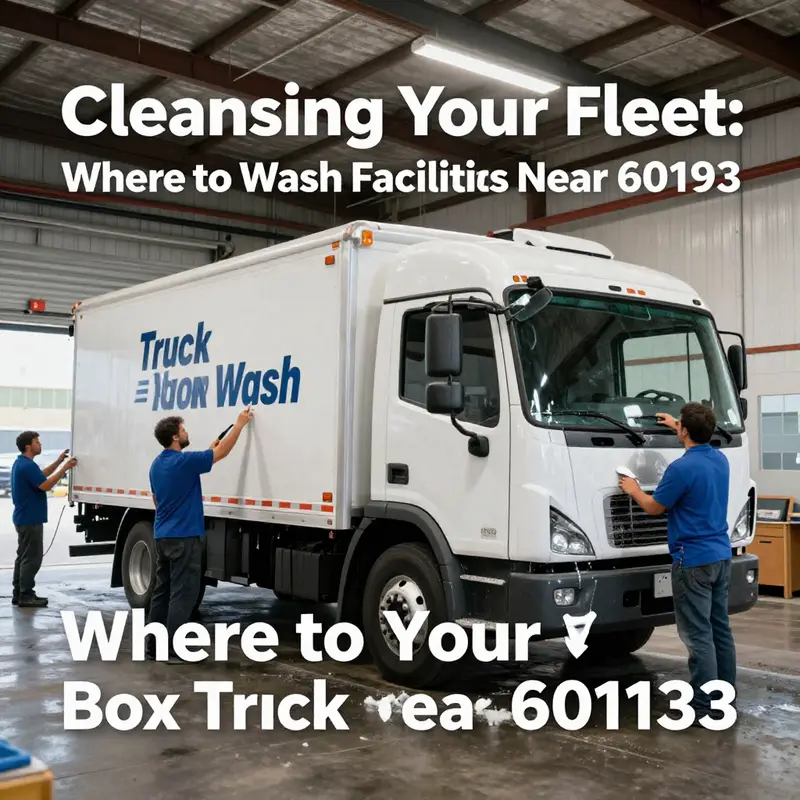 Truck wash facility near 60193, ideal for maintaining box trucks.