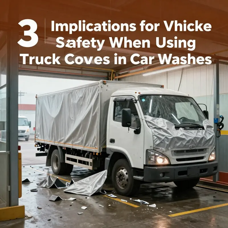 An overview of washing options for trucks with covers, highlighting the differences between automatic washes and manual cleaning.