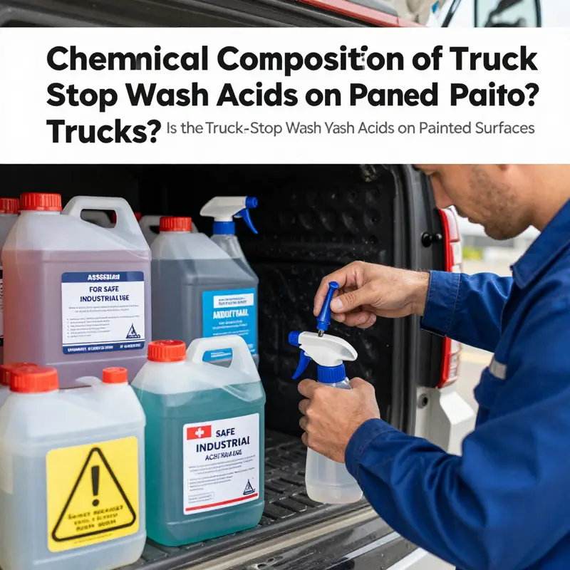 A vibrant truck undergoing an automatic wash, highlighting the importance of cleaning procedures.