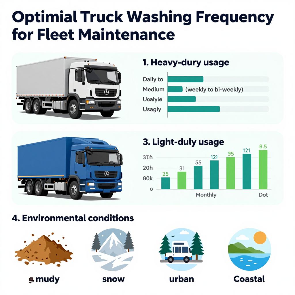 Optimal Truck Washing Frequency for Fleet Maintenance