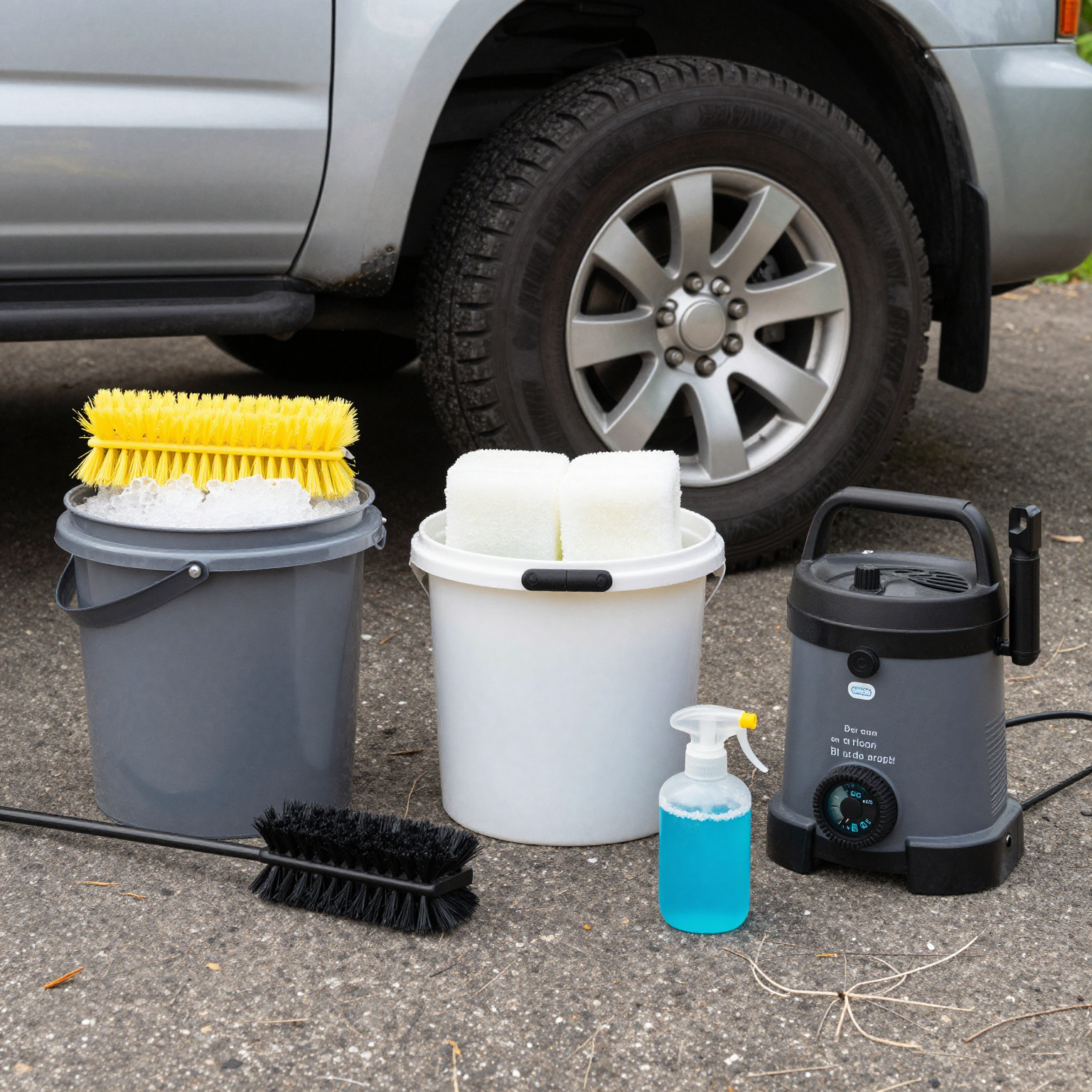 Visual guide to DIY truck washing equipment
