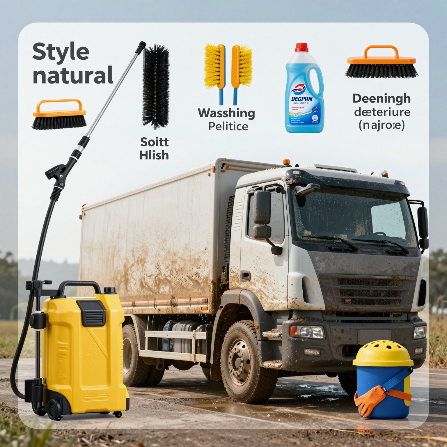 Necessary Tools for Washing a Muddy Truck