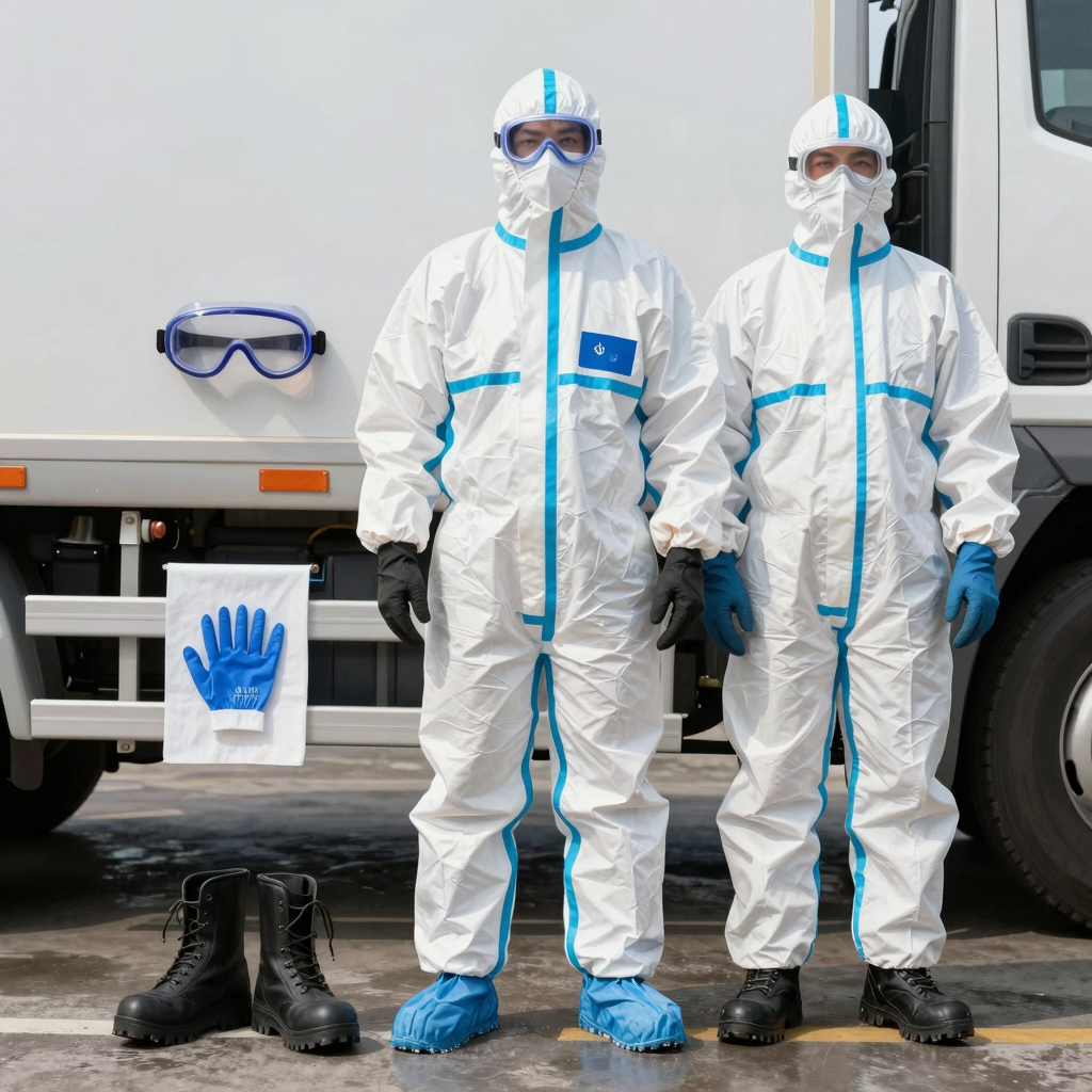 PPE for Truck Washing