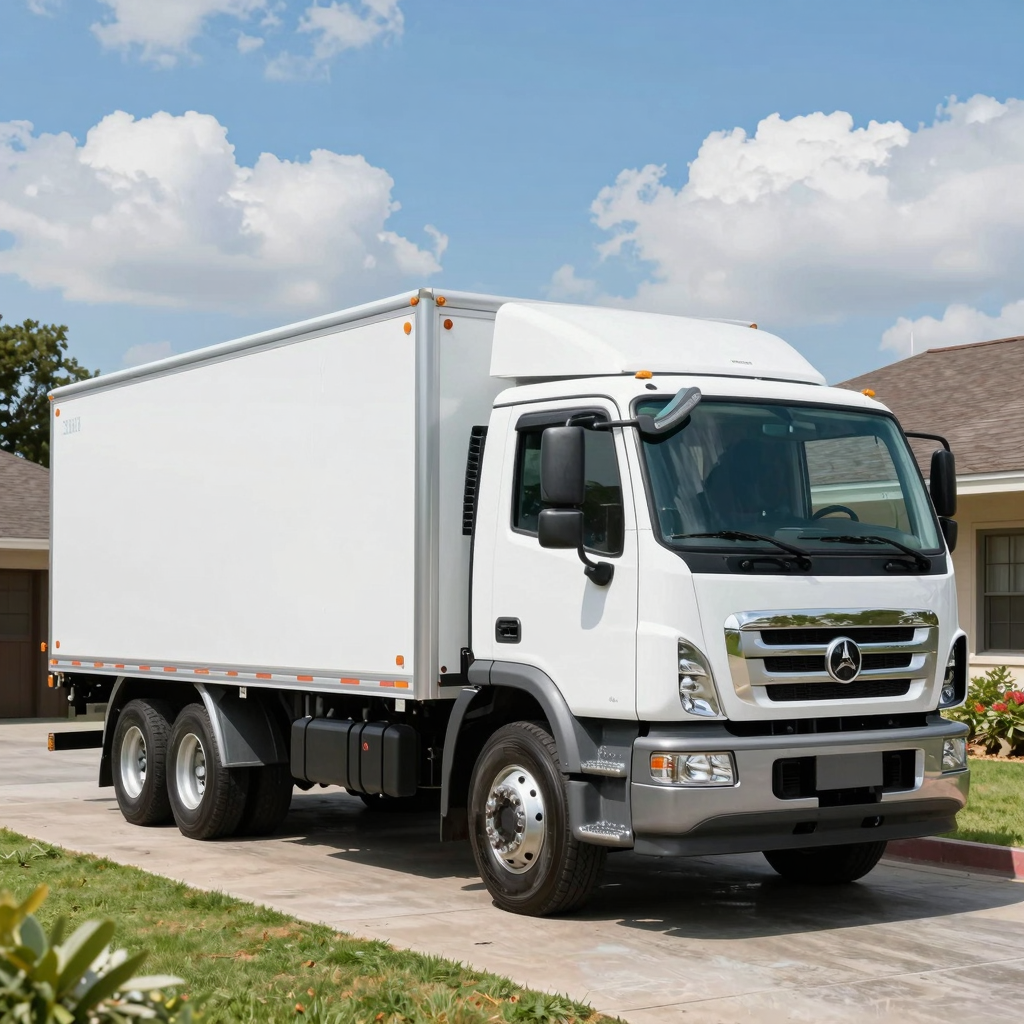 A clean truck after a wash, showcasing a shiny exterior, fresh tires, and bright chrome details.