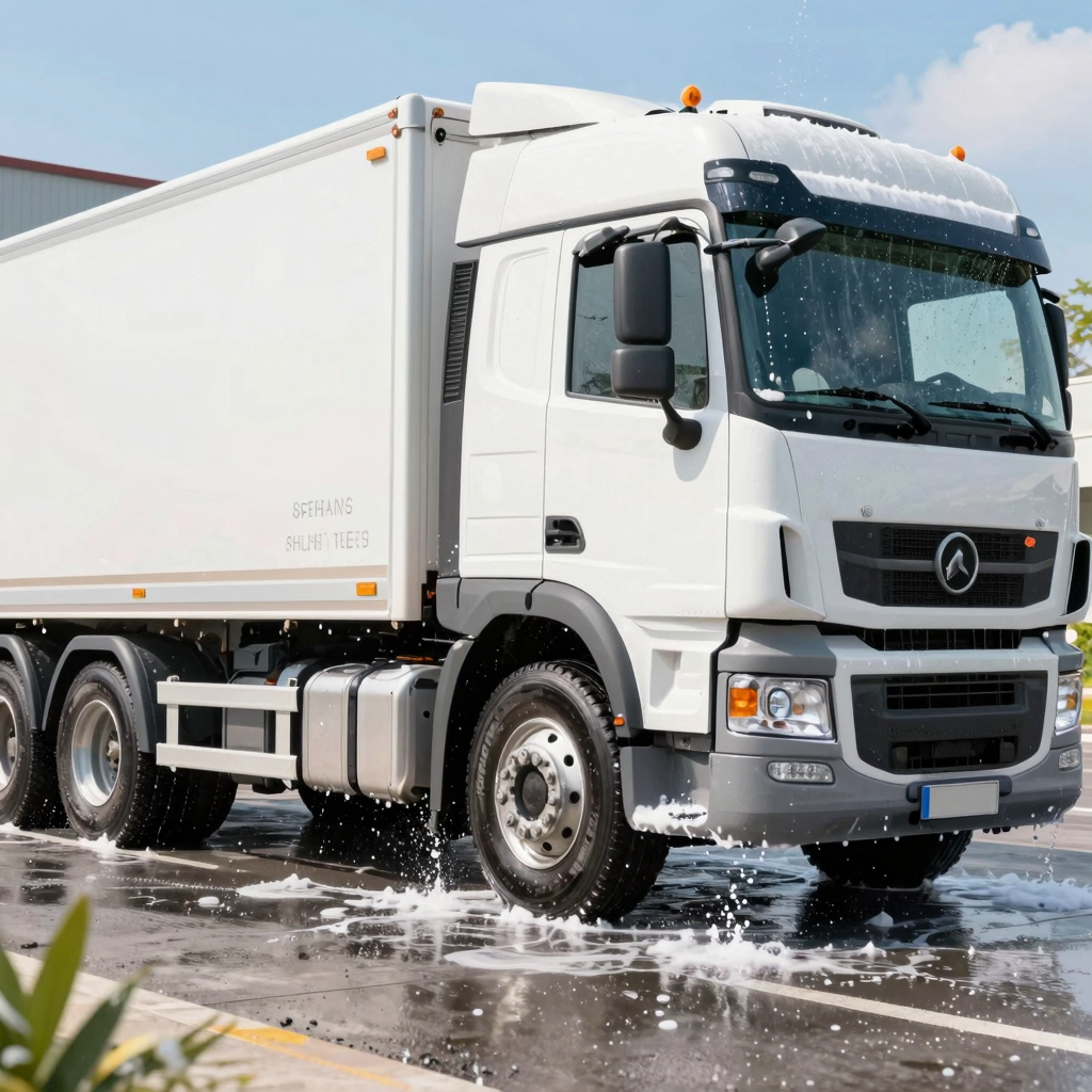 Truck Being Washed