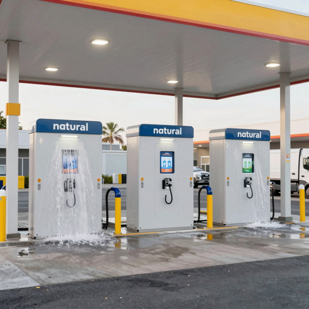 Clean Truck Stop Wash Facility