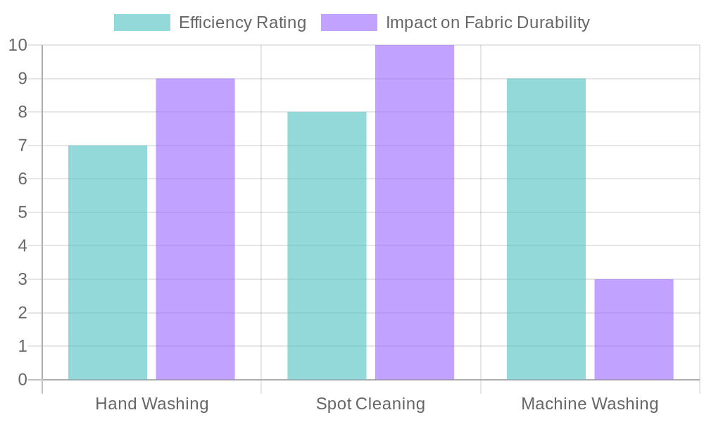 Washing Methods Efficiency Chart
