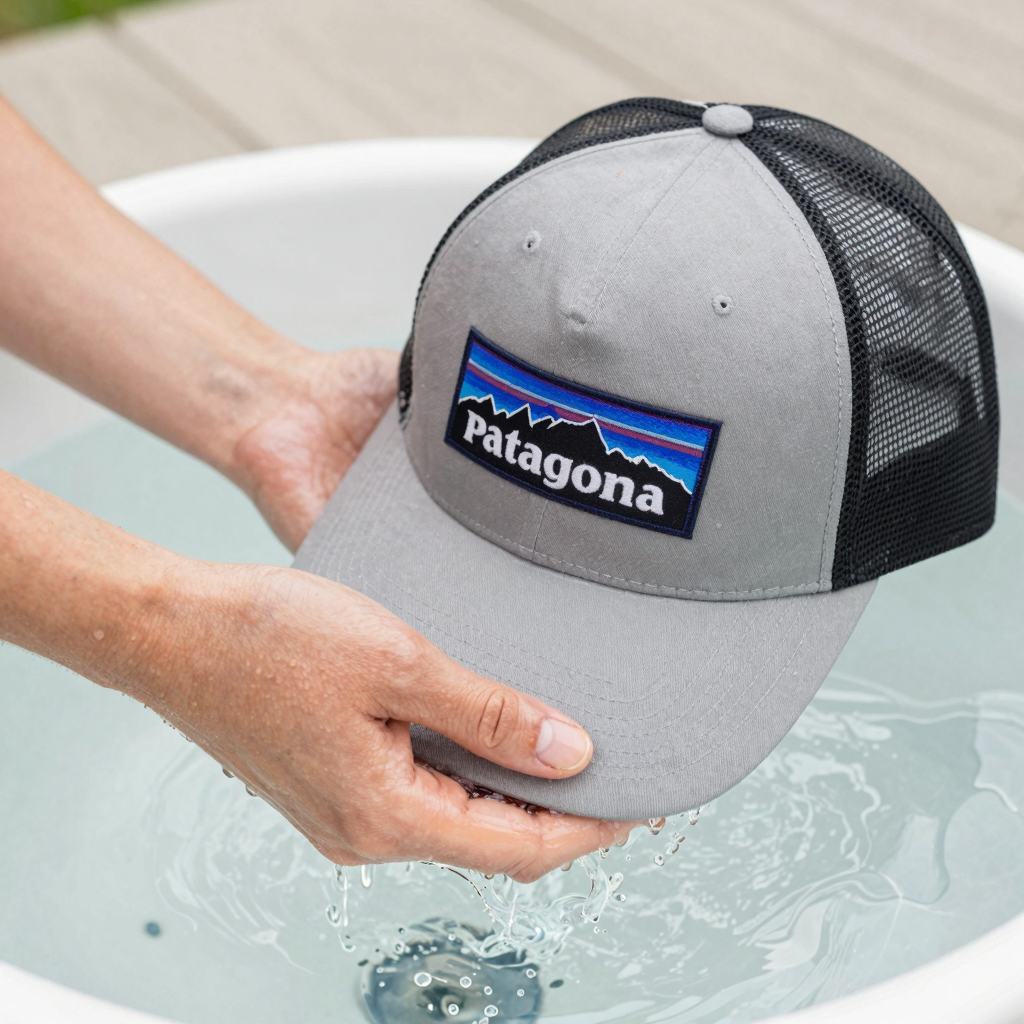 Patagonia Trucker Hat Hand Washing