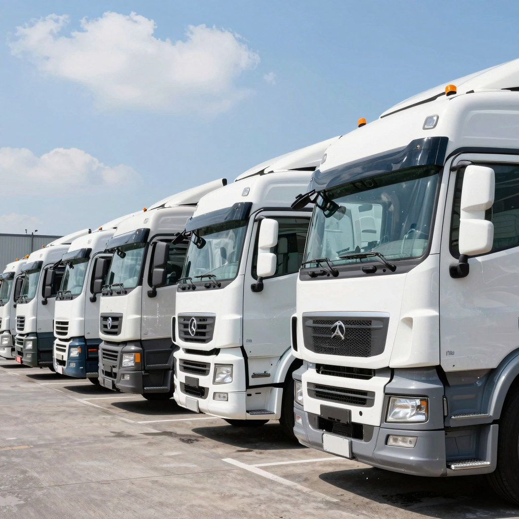 Clean Fleet of Trucks