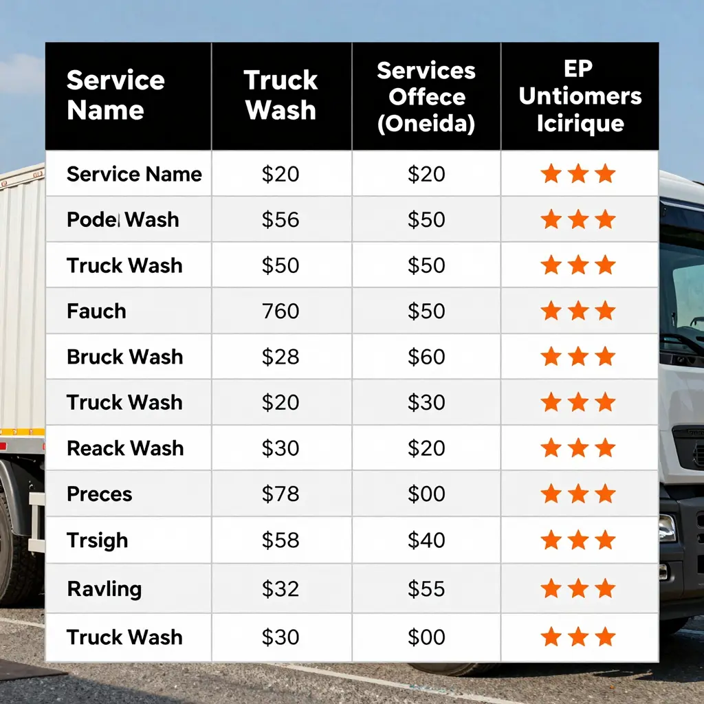 Comparison Table Layout