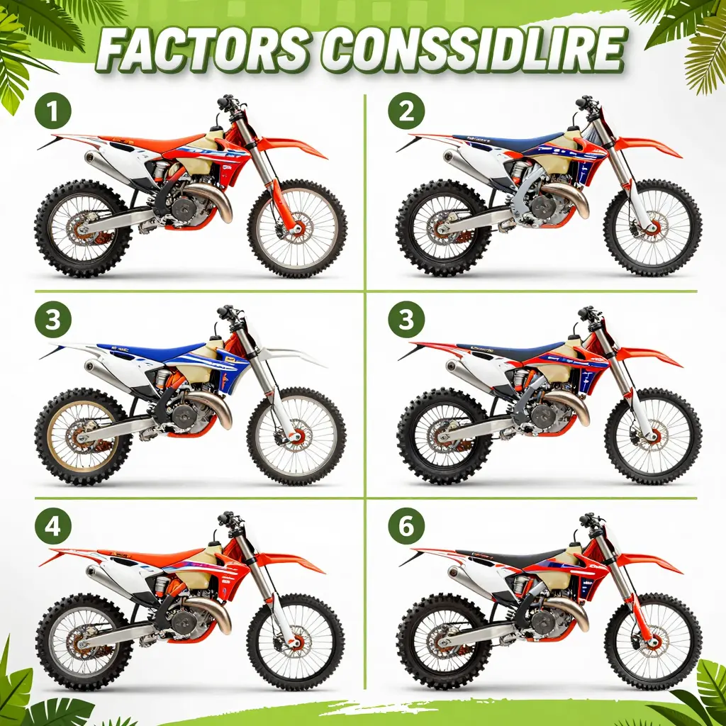 Guide on selecting graphics template for dirt bikes