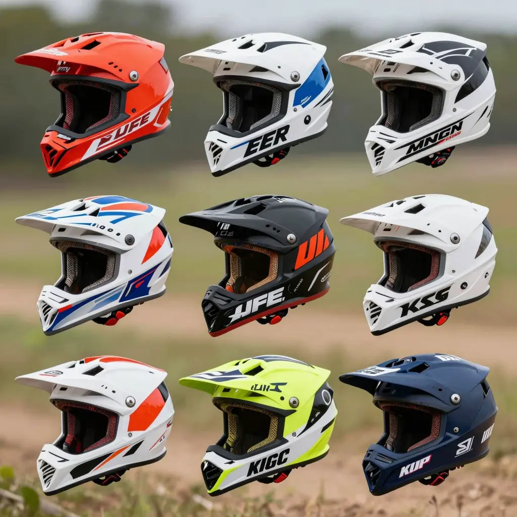 Graphic Dirt Bike Helmets