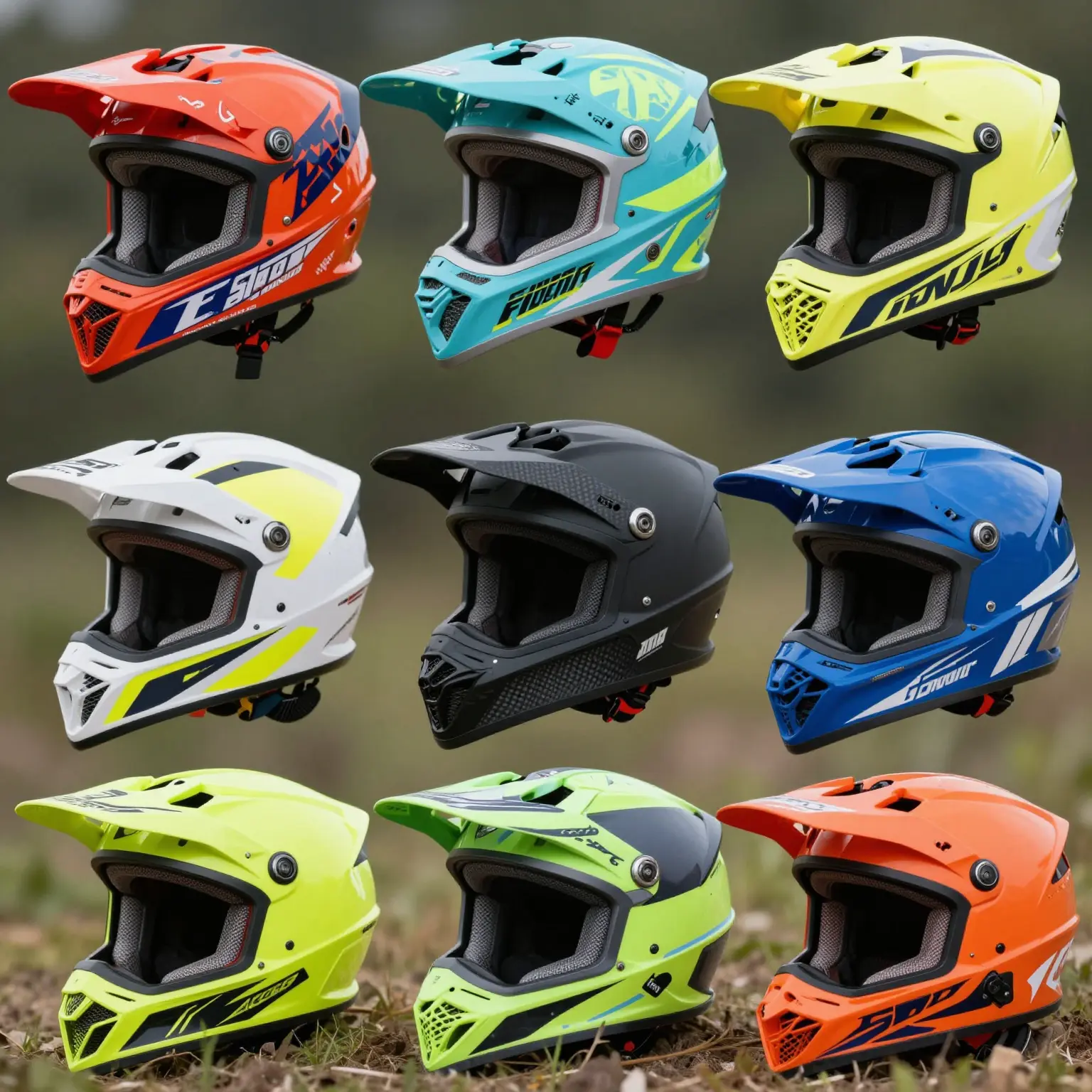 Graphic Trends in Dirt Bike Helmets