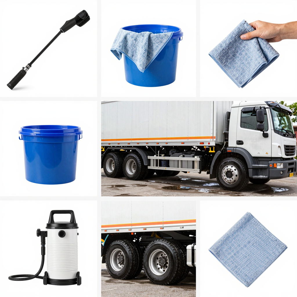 Dually Truck Washing Image