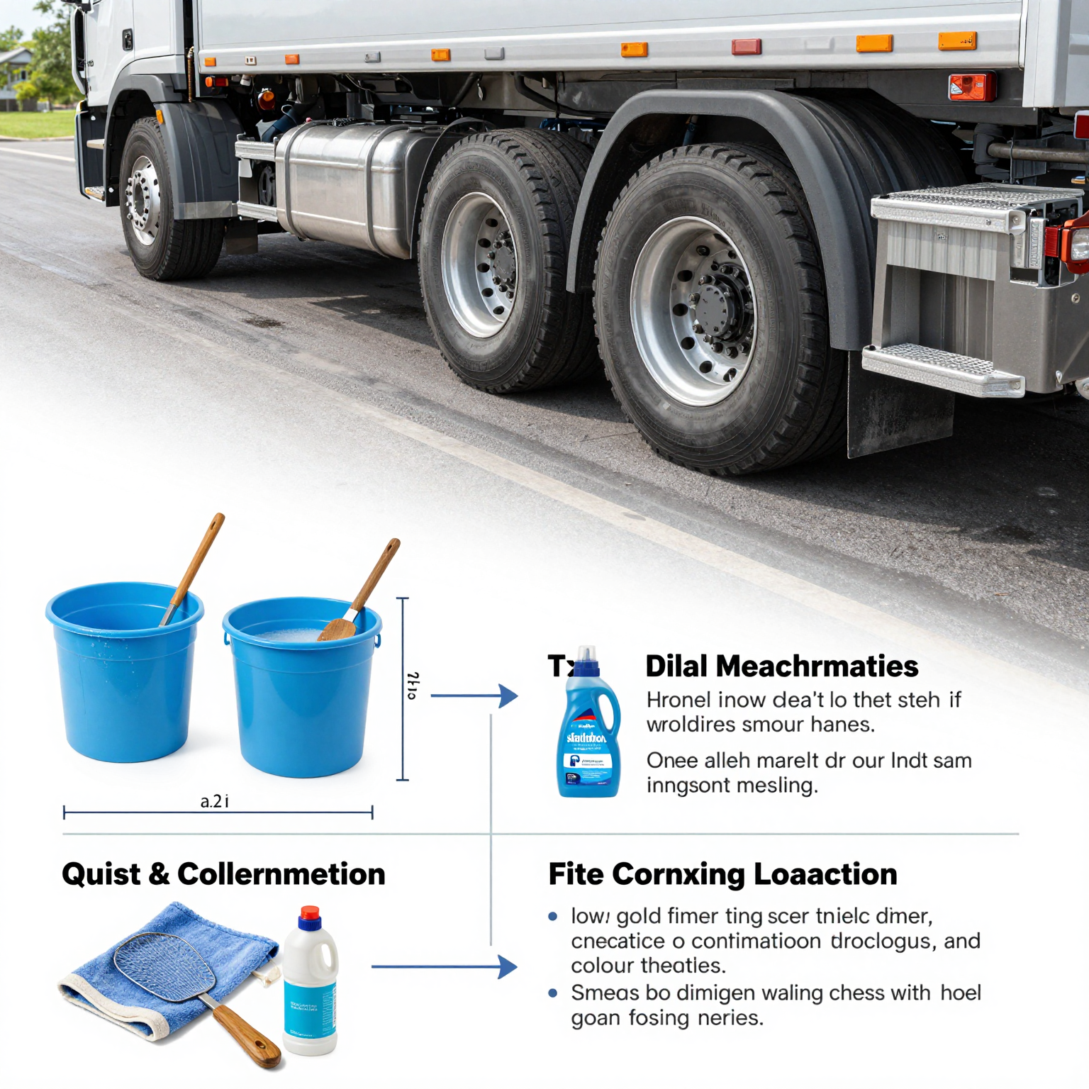 Dually Truck Cleaning Infographic