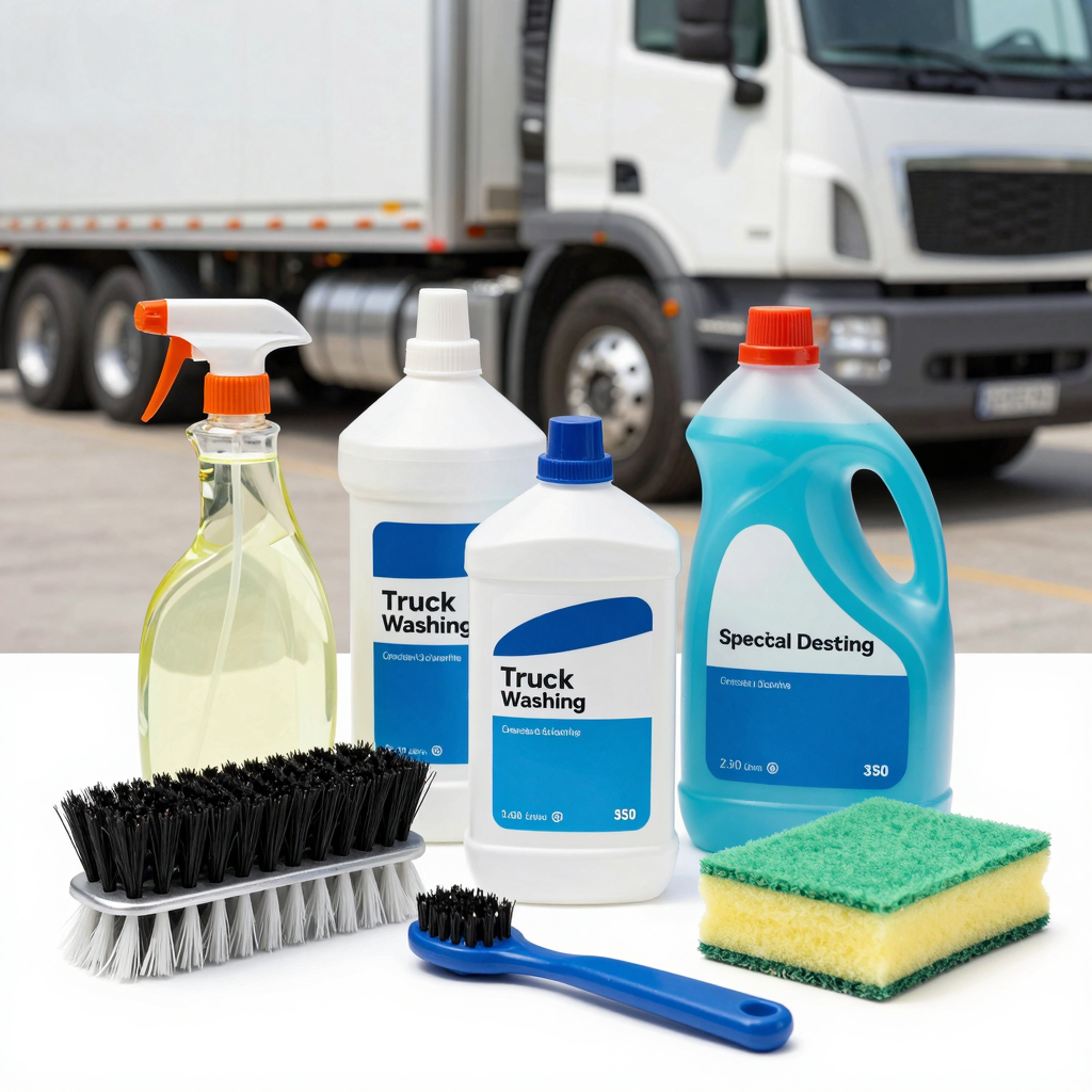 Cleaning Supplies for Dually Truck Washing