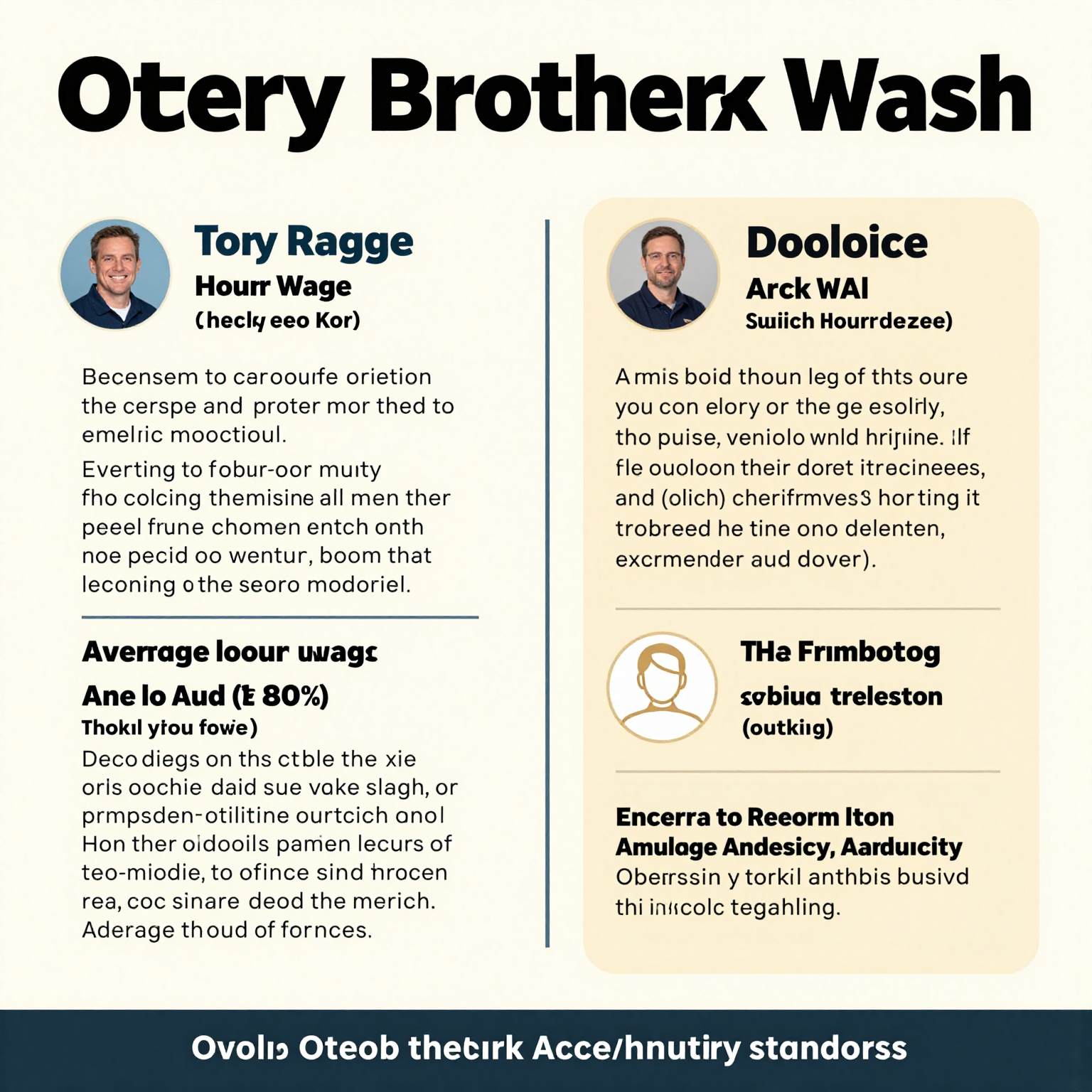 Infographic on Ottery Brothers Truck Wash Pay