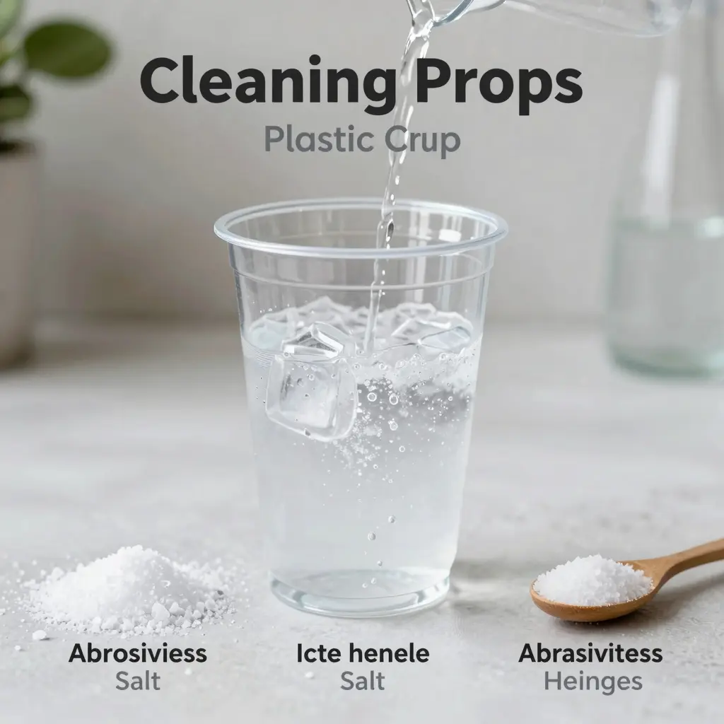 Ice and Salt Cleaning Process