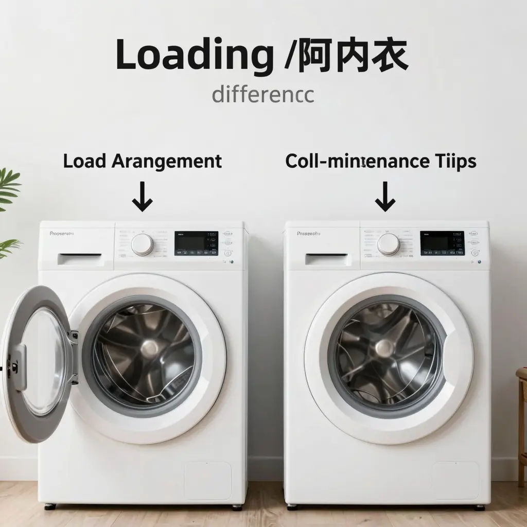 Differences in Loading a Washer vs. Dryer