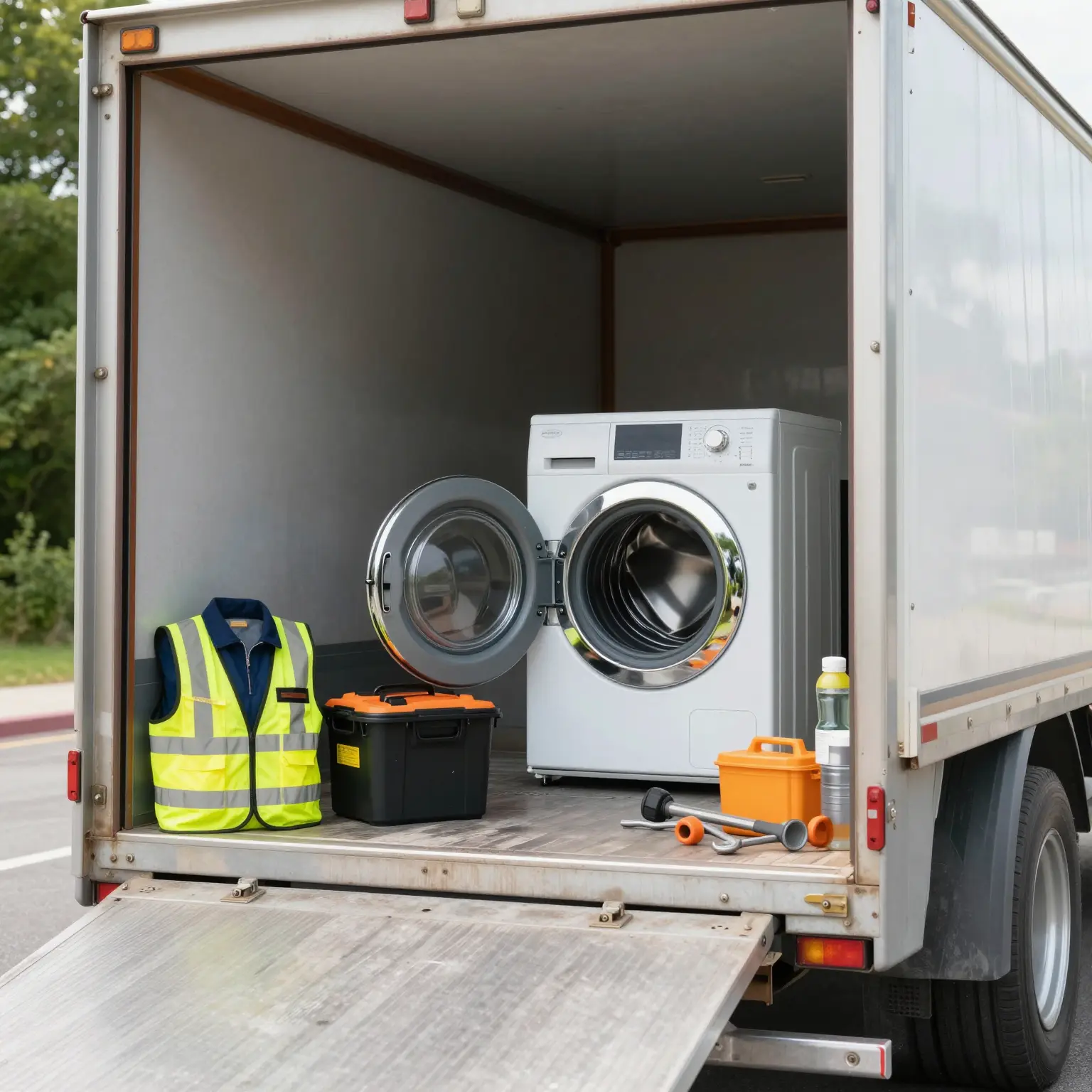 Loading Washer and Dryer