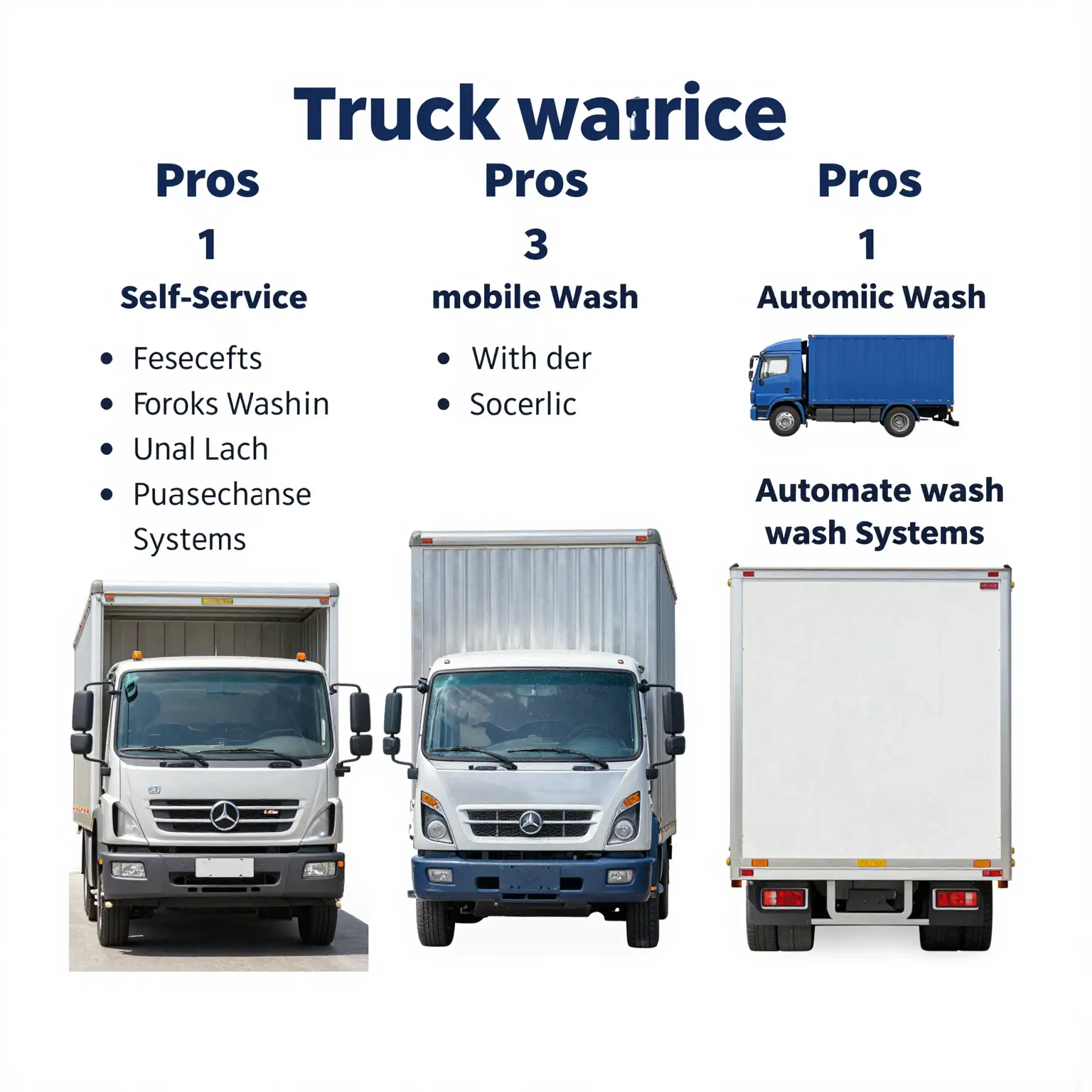 Truck Washing Methods Summary