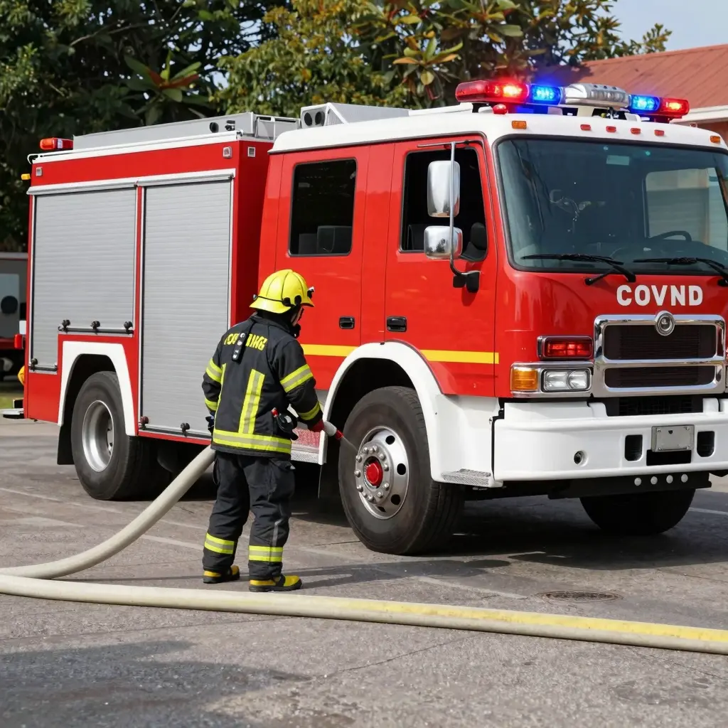 Rescue Pumper in Action