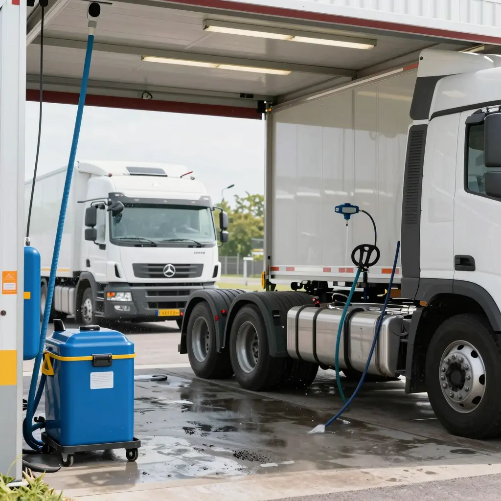 Truck Wash Bay Interior