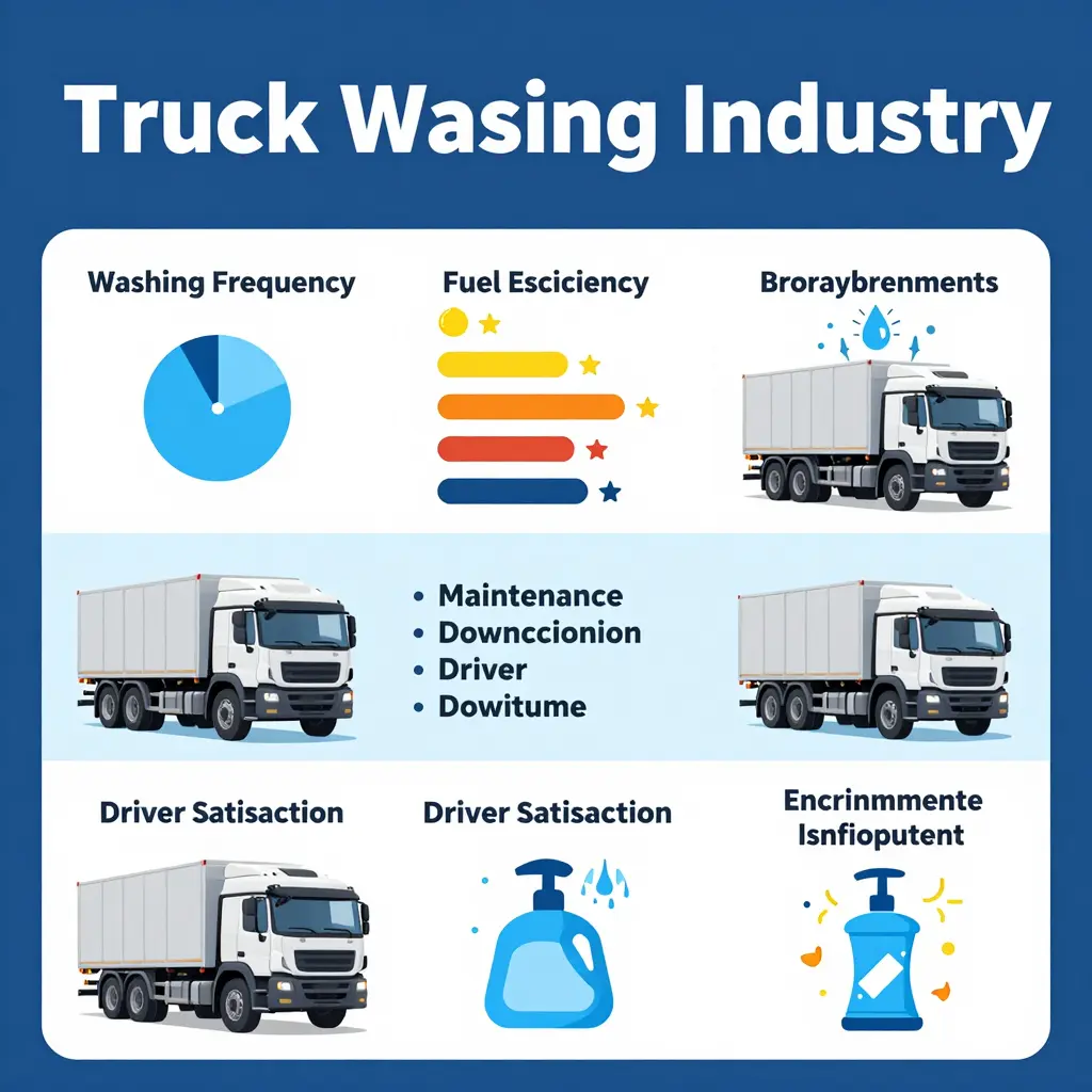 Infographic on Truck Washing Industry Statistics