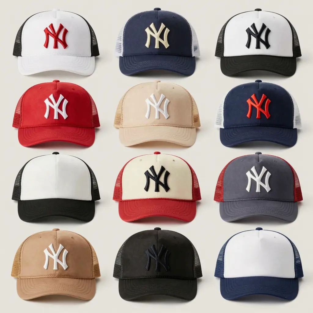 Various Styles of Trucker Hats