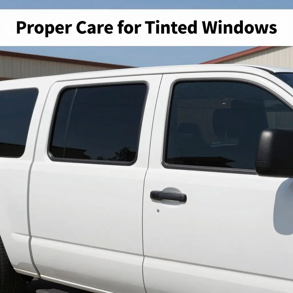 Proper Care for Tinted Windows