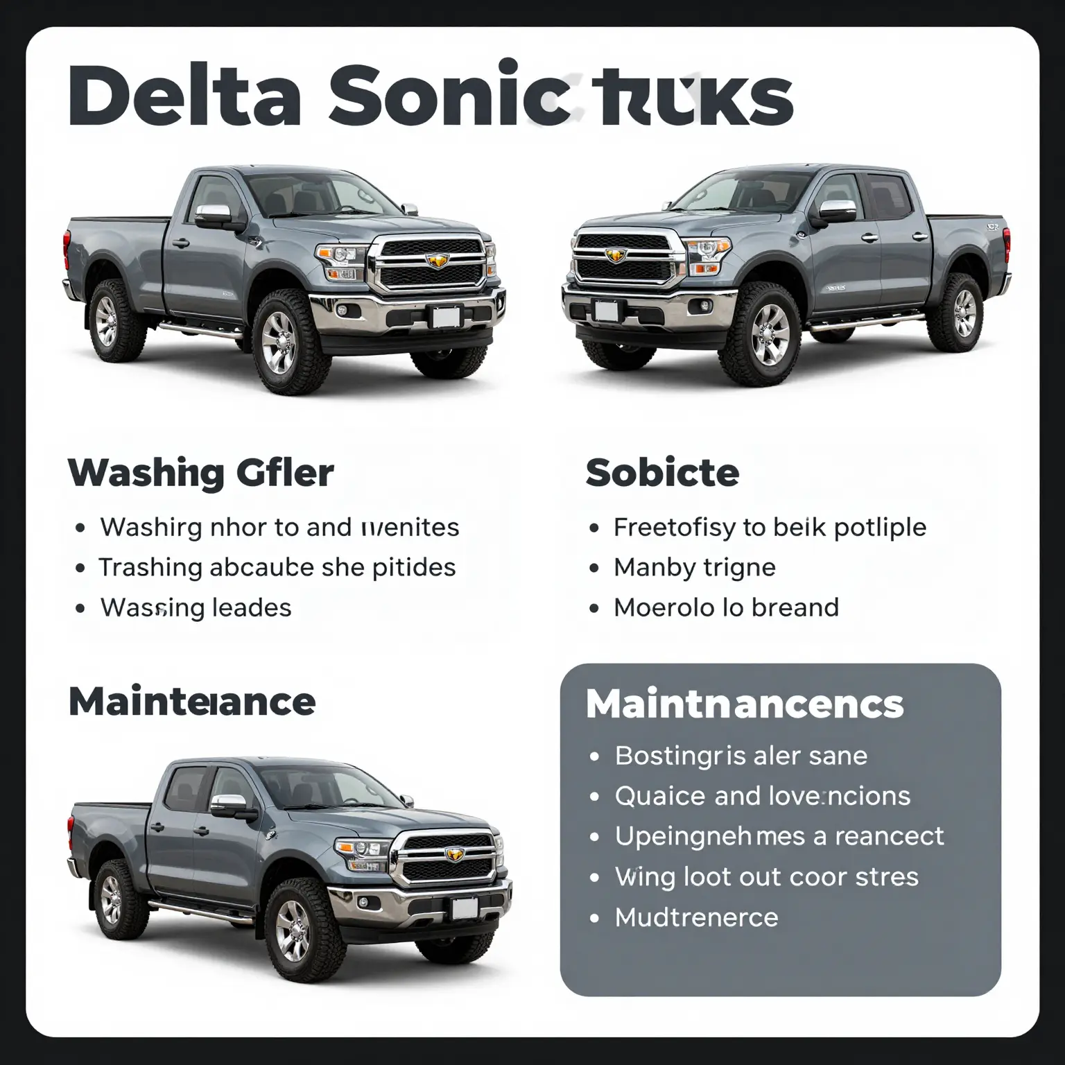 Infographic of Delta Sonic Services