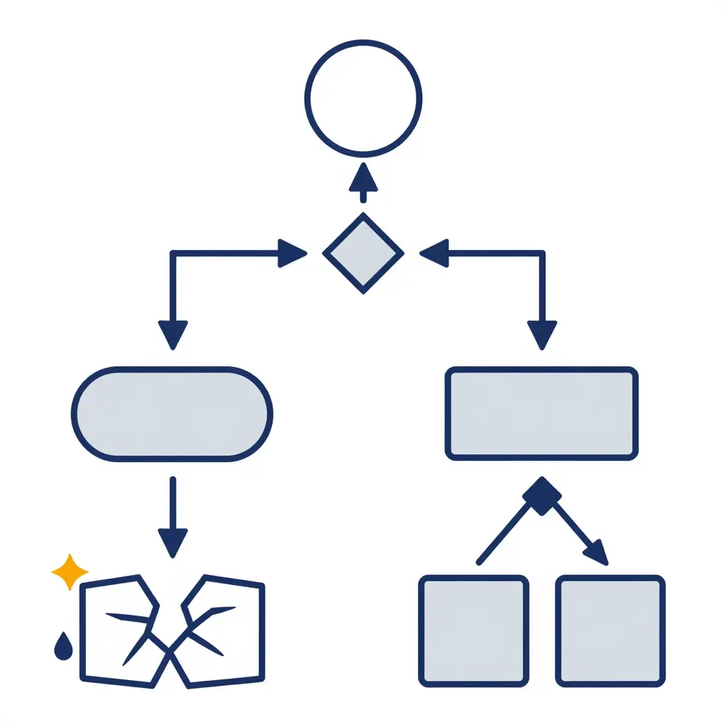 Fairing repair vs replacement decision flow diagram